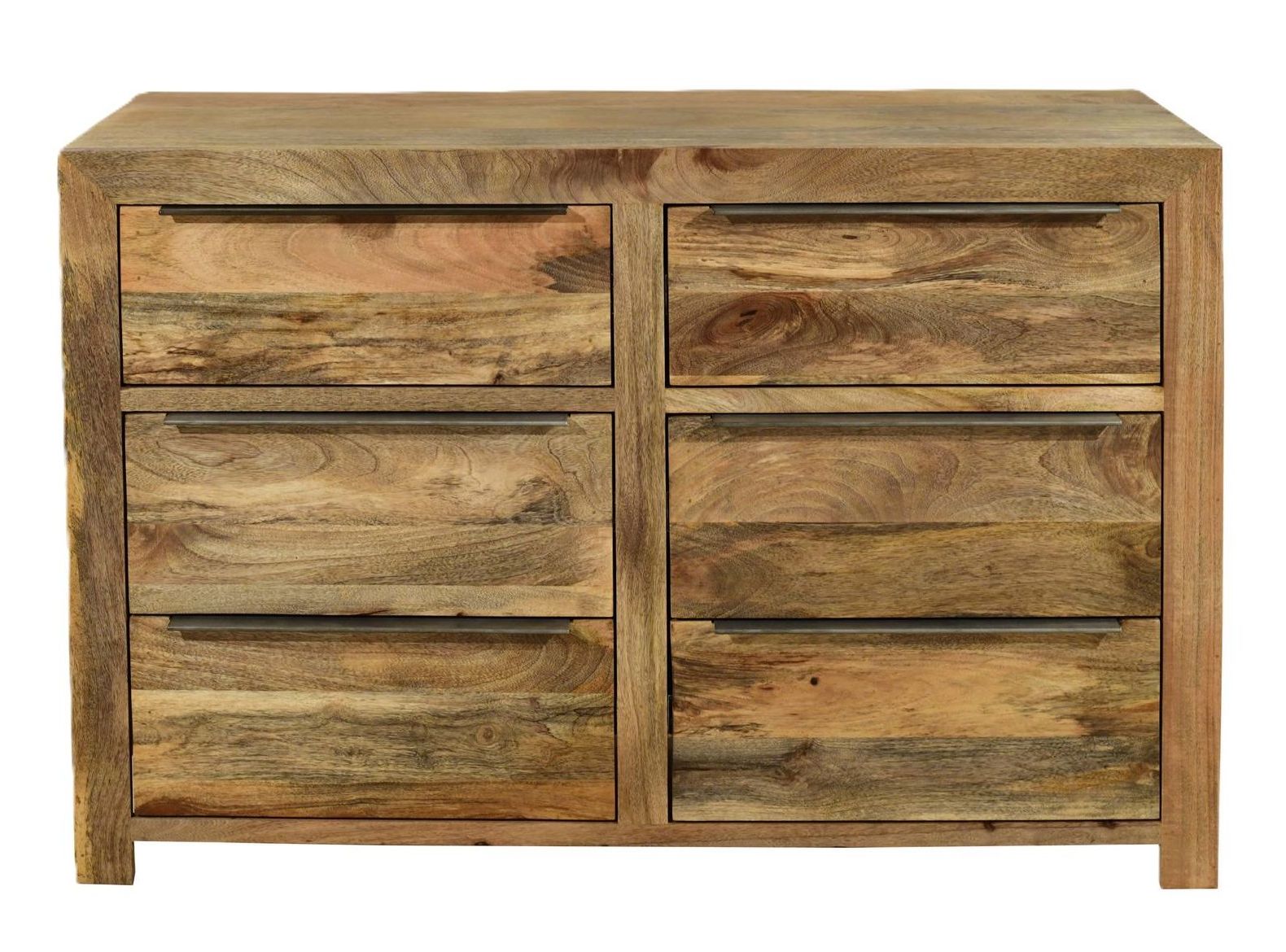 Rustic Mango 6 Drawer Chest