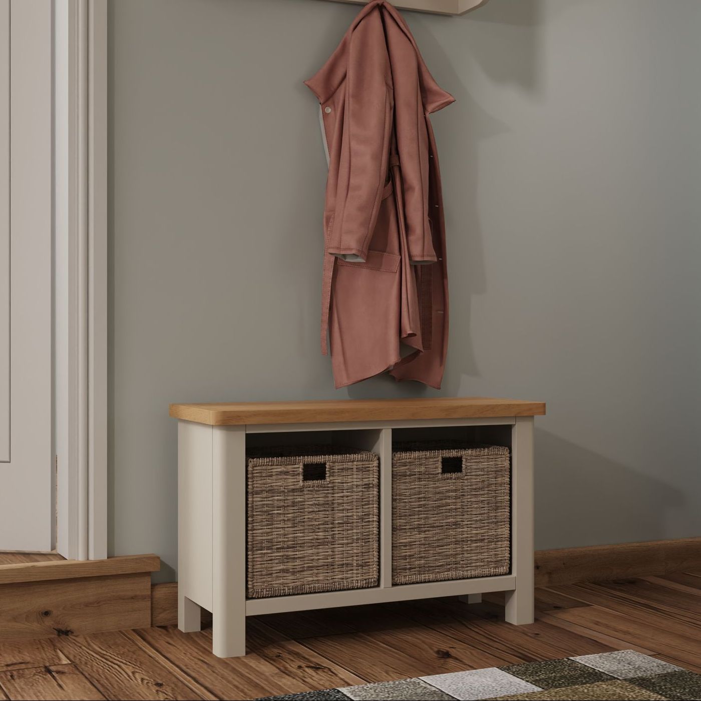 Warwick Oak Truffle Hall Bench