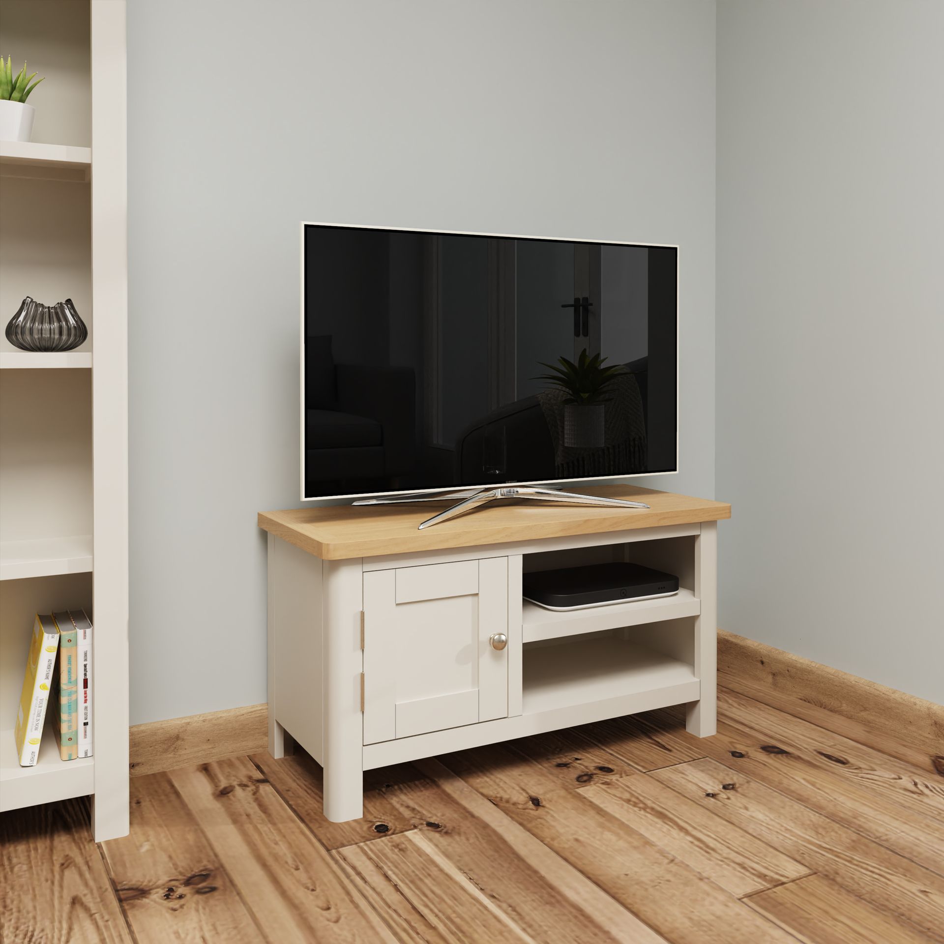 Warwick Oak Truffle TV Unit