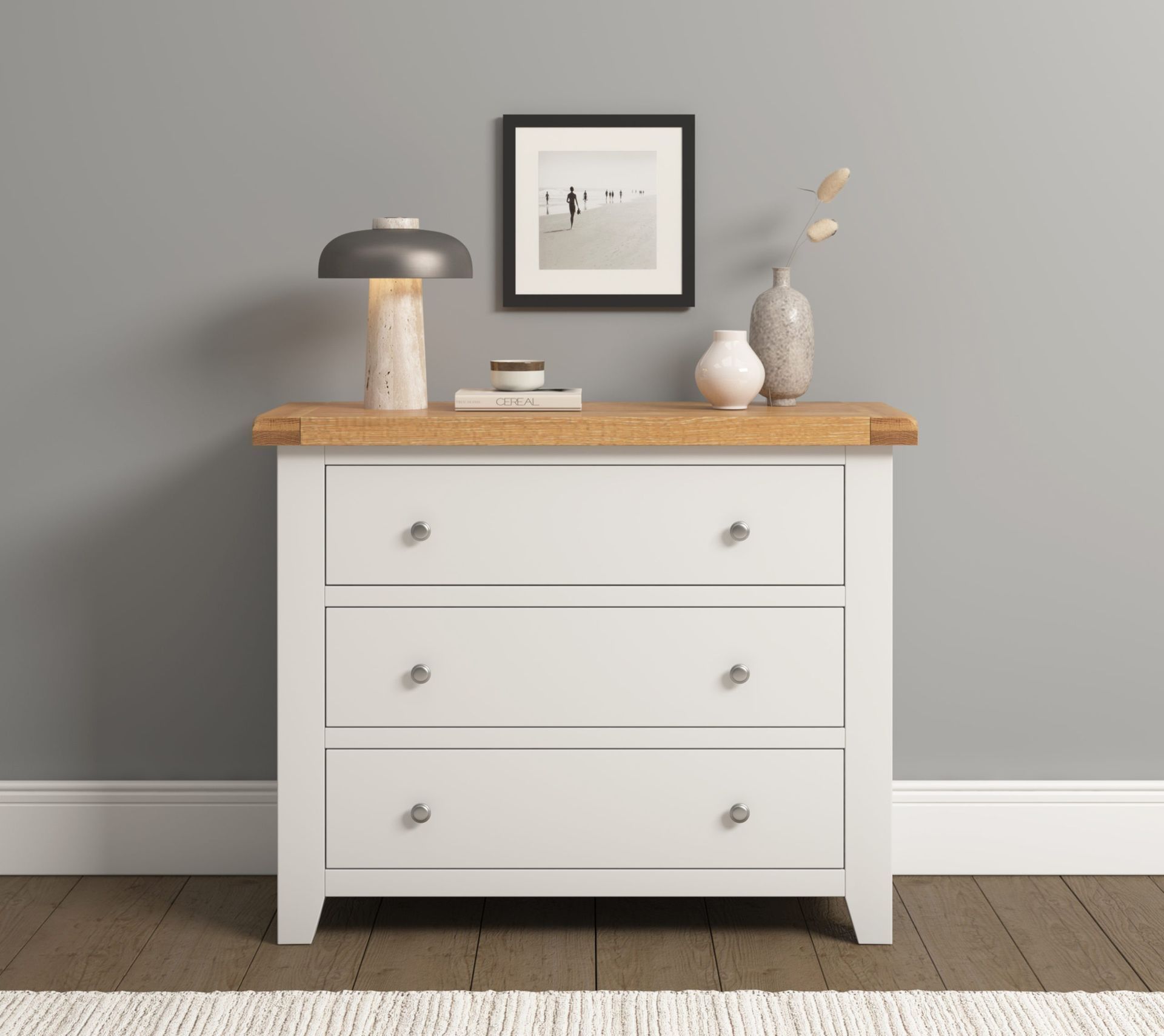 Windsor Ivory 3 Drawer Chest