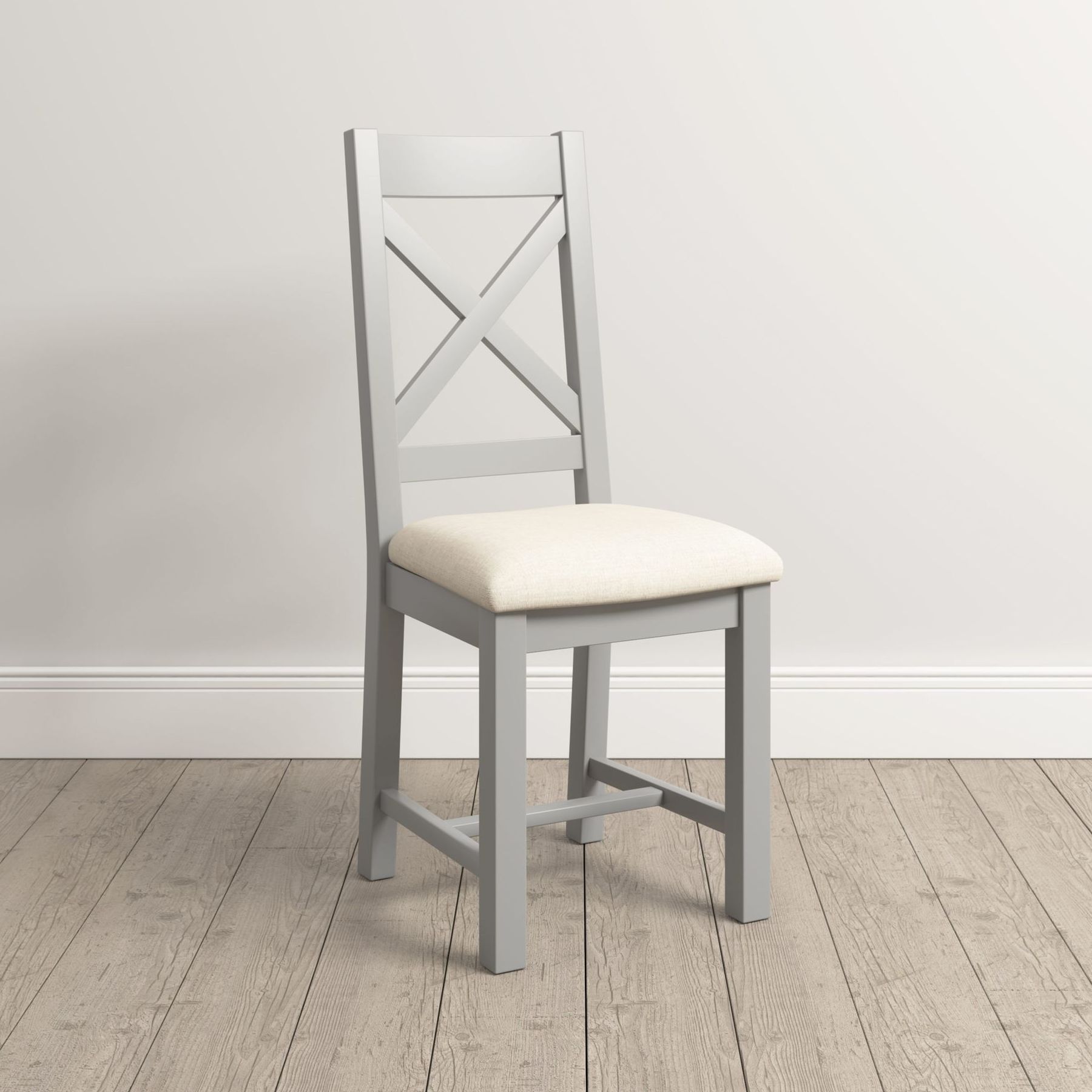 Windsor Grey Cross Back Dining Chair