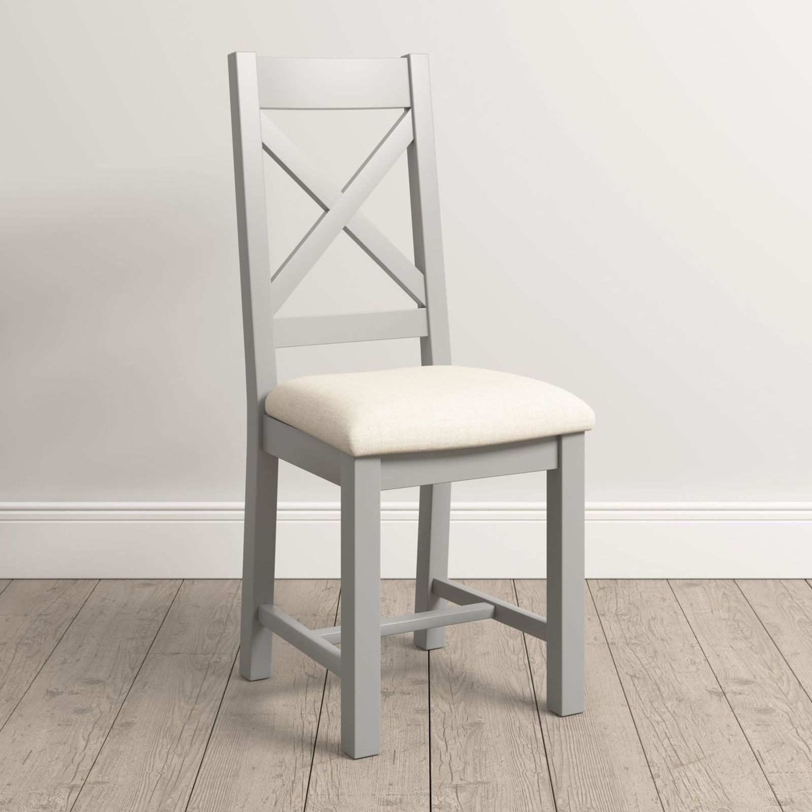 Windsor Grey Cross Back Dining Chair