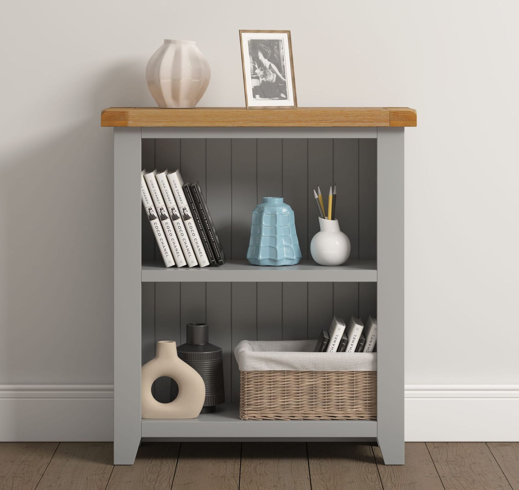 Windsor Grey Bookcase