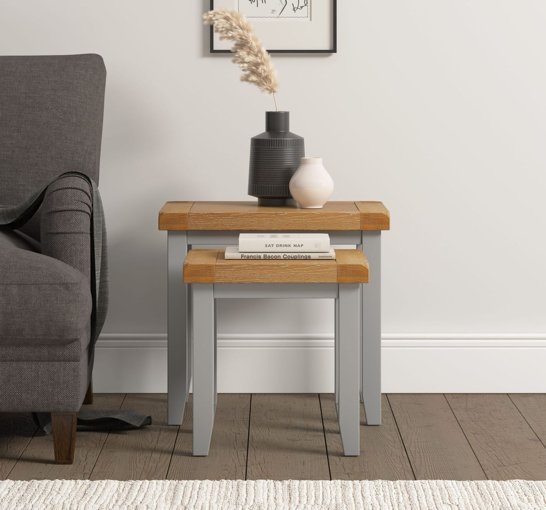 Windsor Grey Nest of Tables