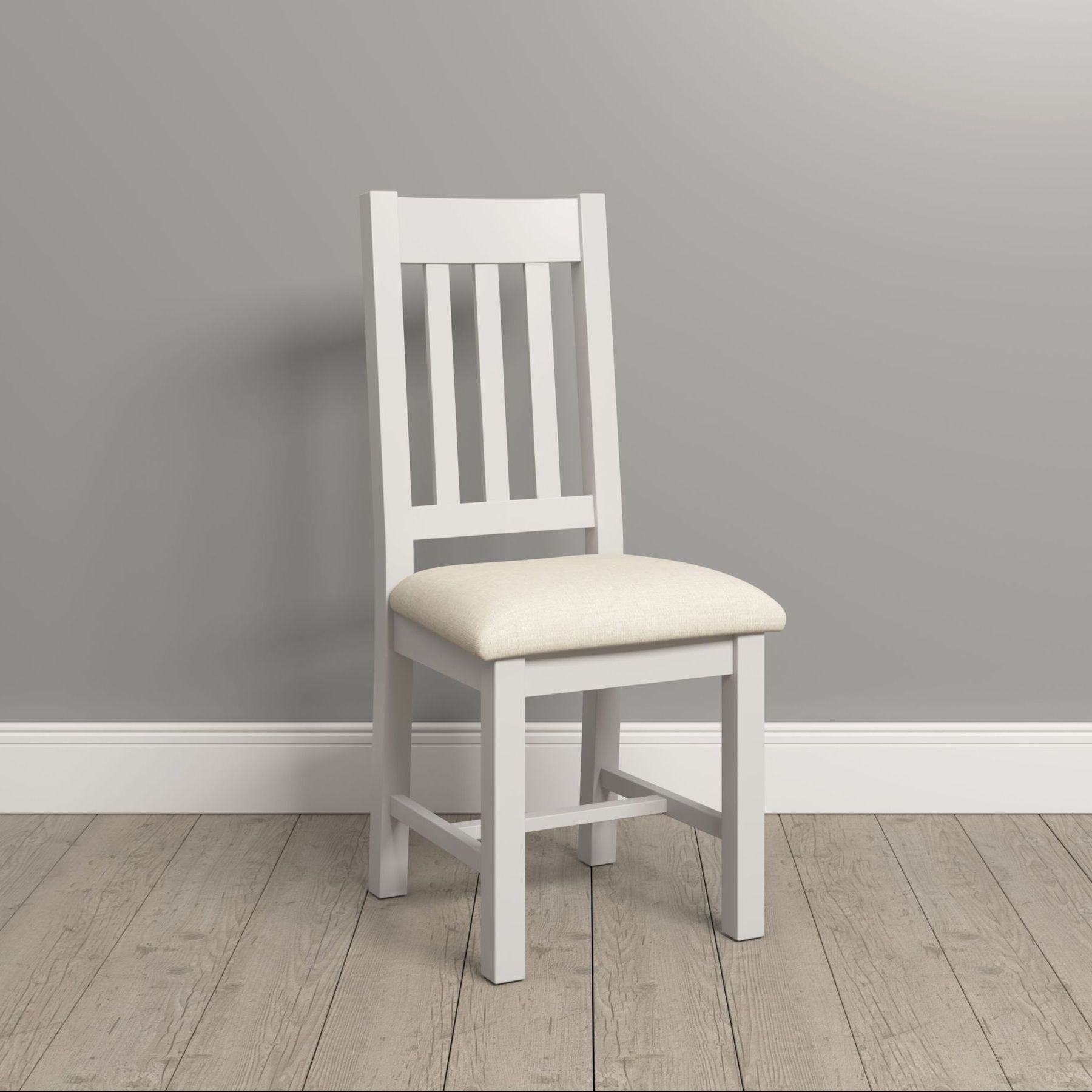 Windsor Ivory Ladder Back Dining Chair