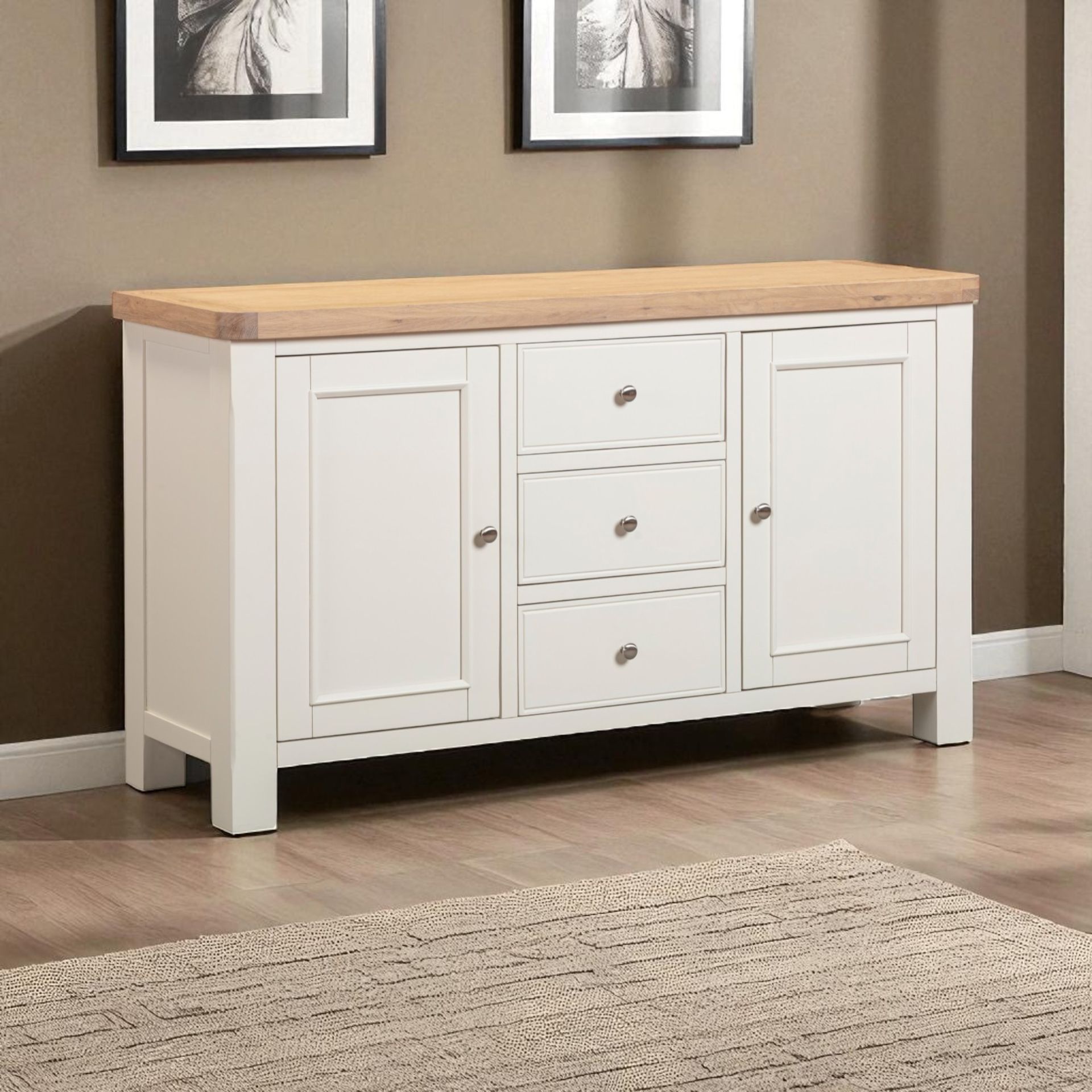 Cotswold White Large Sideboard