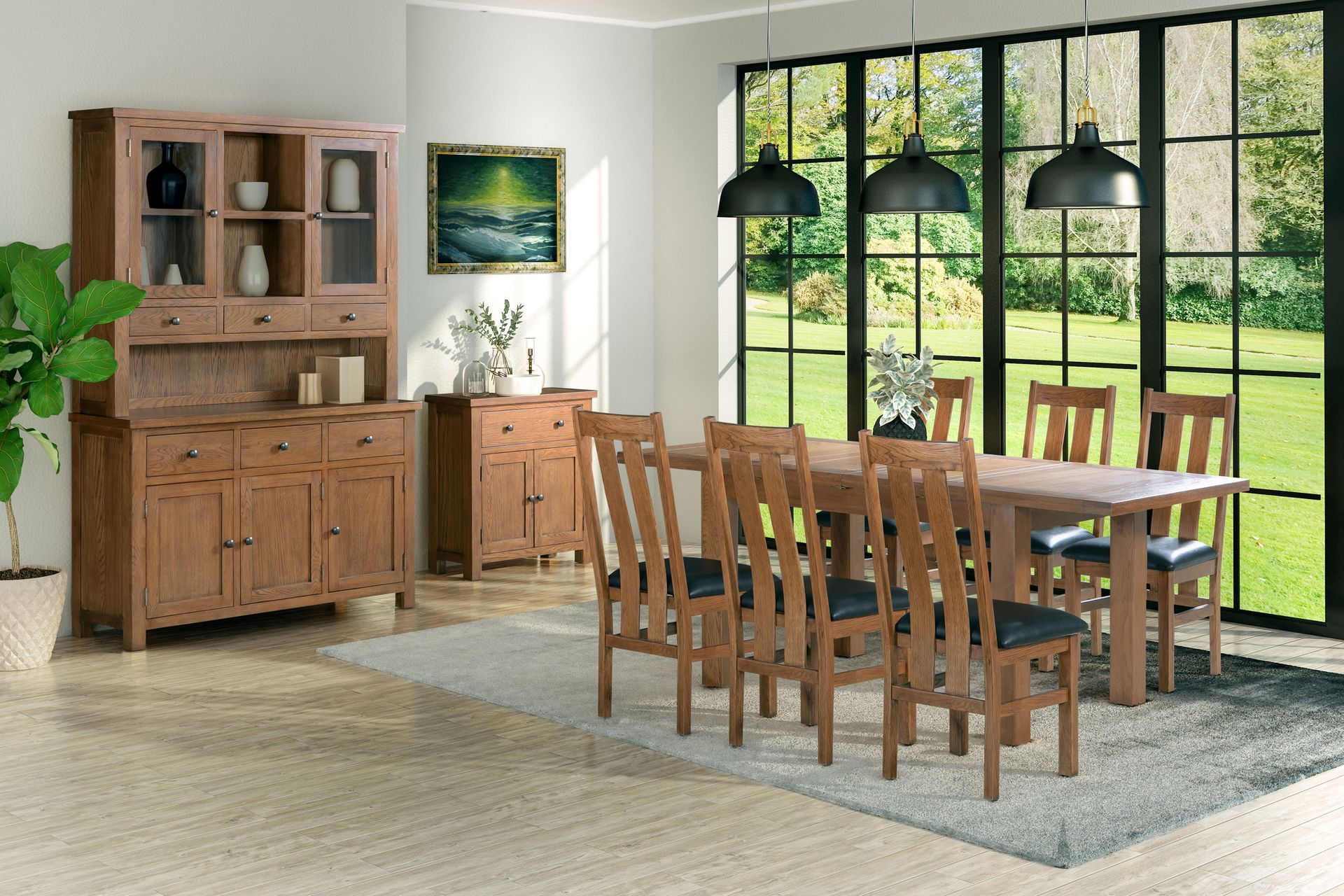 Dorchester Rustic Oak Living & Dining