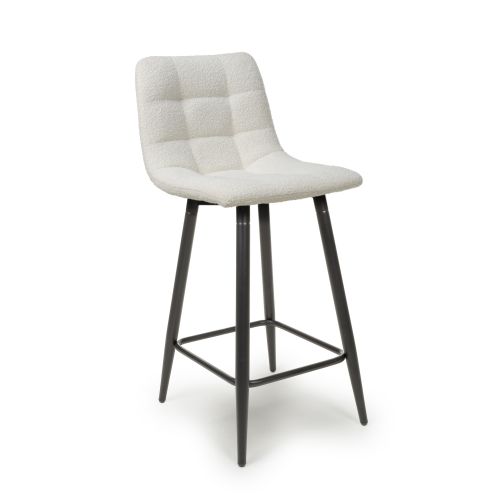Lichfield Boucle Cream Bar Stool