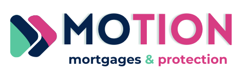 The logo for motion mortgages and protection is a mortgage company.