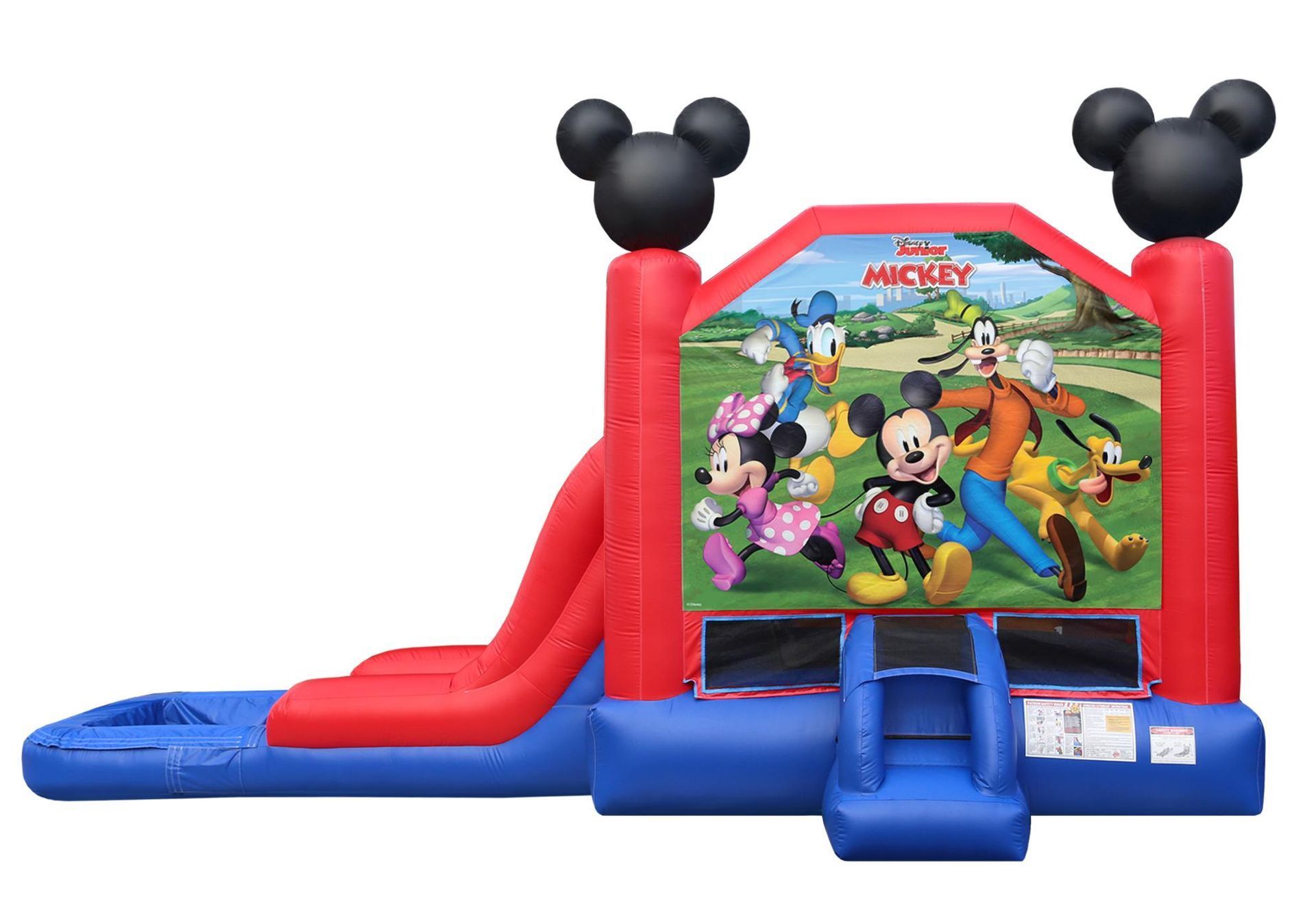 Mickey Mouse Bouncy House with a Slide Attached | Rancho Cucamonga, CA | Jam Jam House of Party Rentals