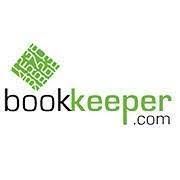 The bookkeeper.com logo has a green square with numbers on it.