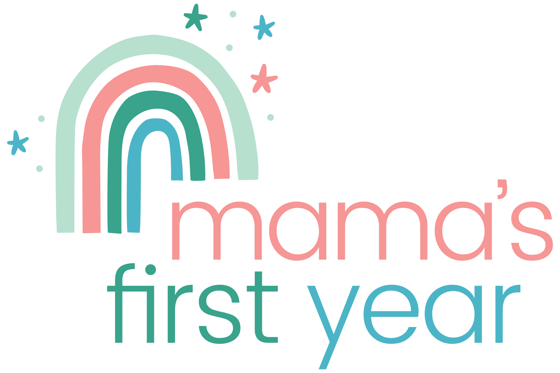 mama's first year rainbow logo