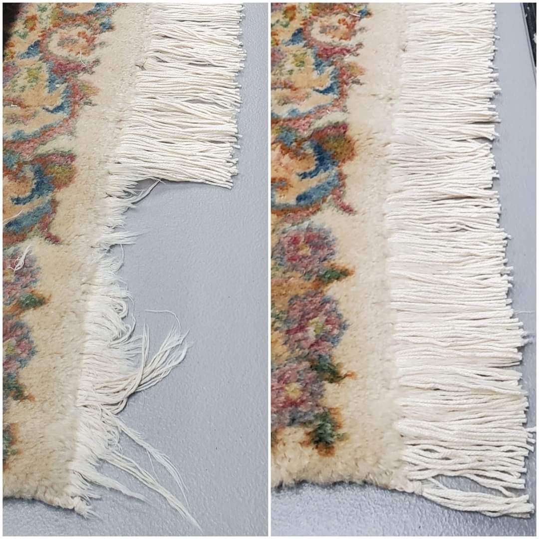 before and after rug repair