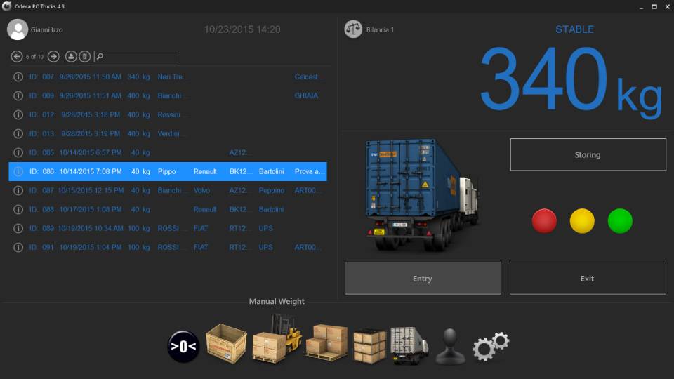Videata software Pc Truck