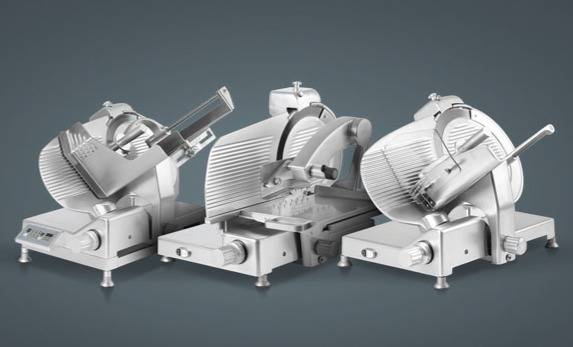 Diversi modelli di affettatrici