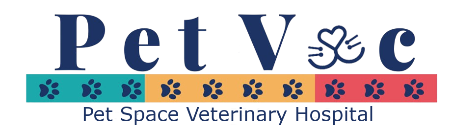 A logo for a pet space veterinary hospital