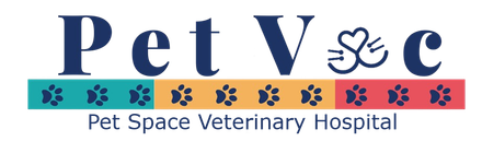 A logo for a pet space veterinary hospital