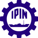 Engranaje azul con texto 