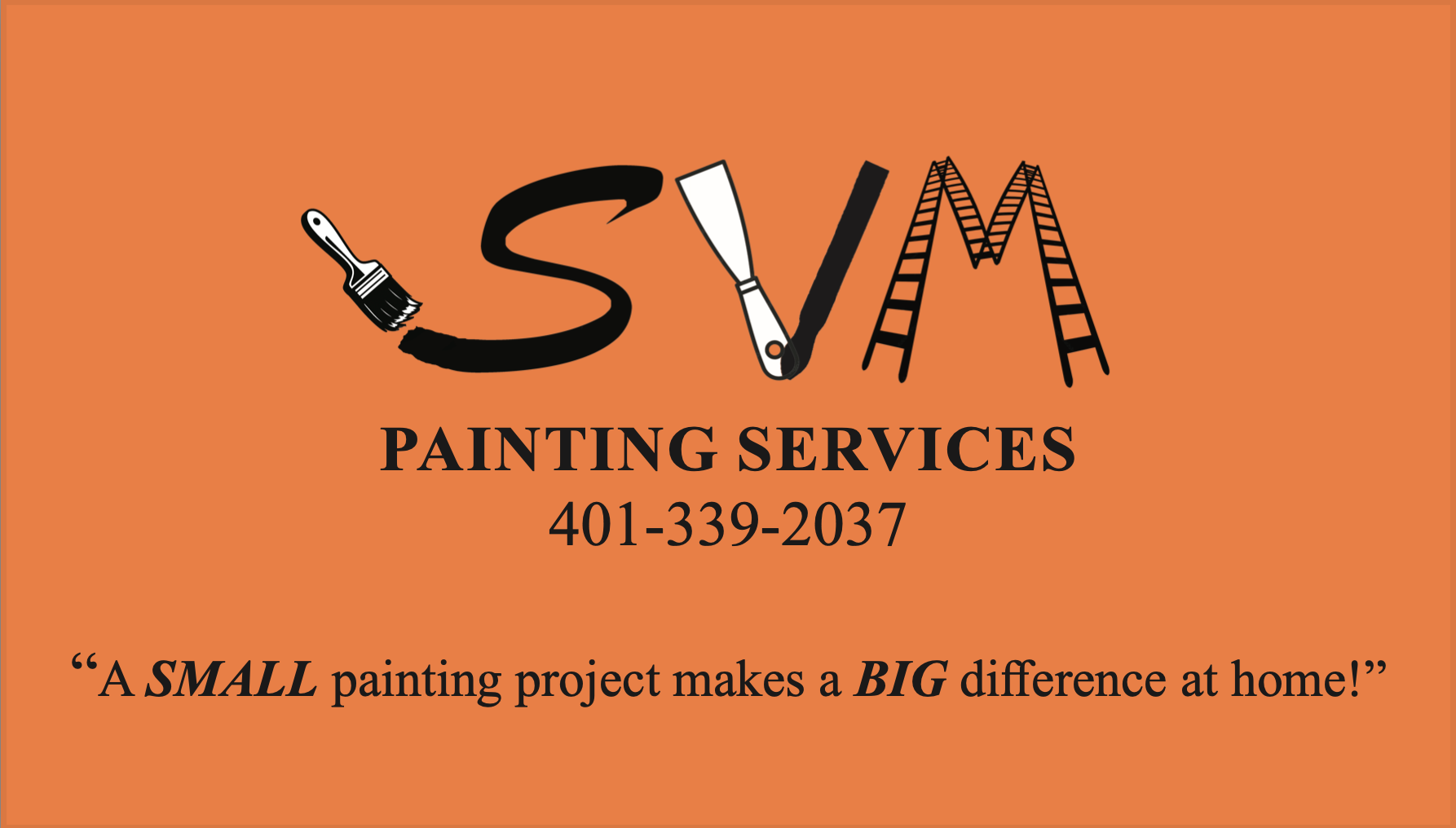 SVM Painting  - a small painting project makes a big difference at home