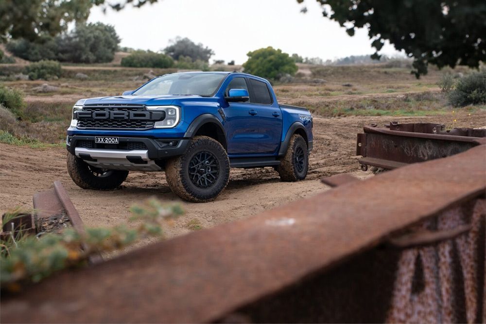 Blue Ford Ranger — BOEX Tyres And Performance in Moss Vale, NSW