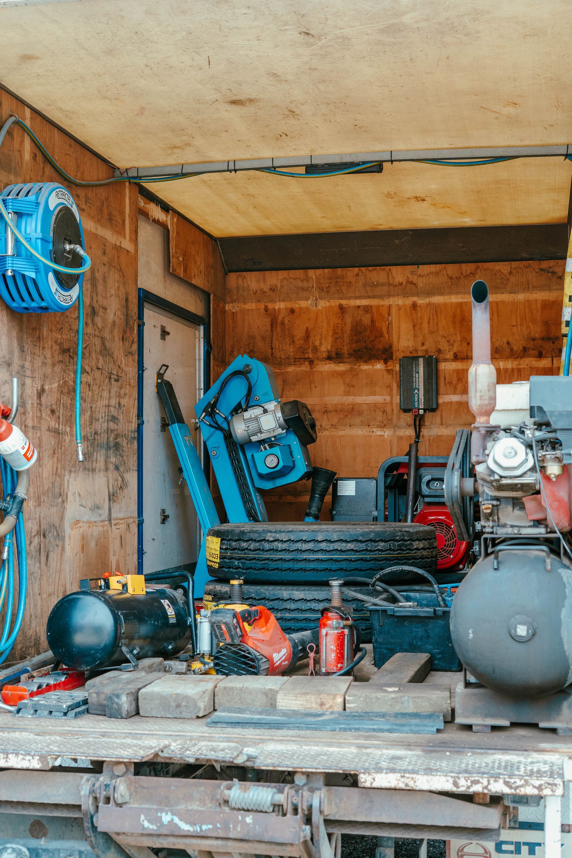 The Inside Of A Car With A Steering Wheel And A Remote Control Repair — BOEX Tyres And Performance in Bowral, NSW