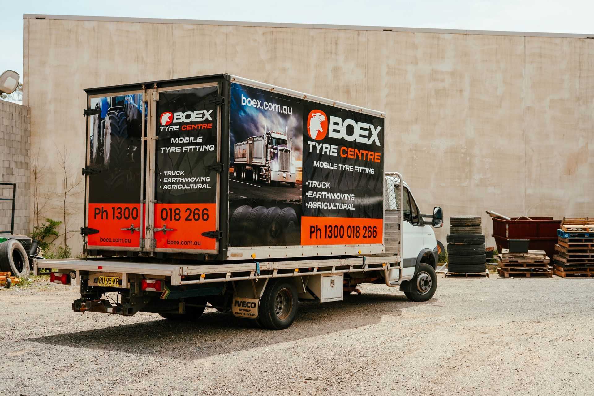 Blue Ford Ranger — BOEX Tyres And Performance in Moss Vale, NSW