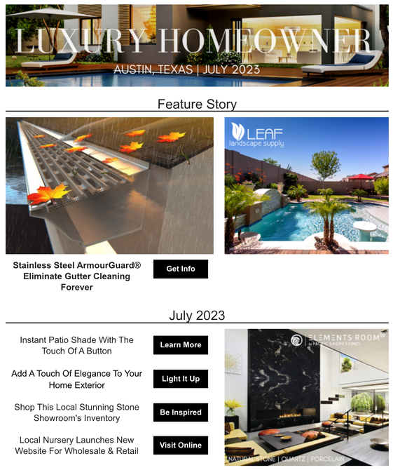 a luxury homeowner austin texas july 2013 newsletter