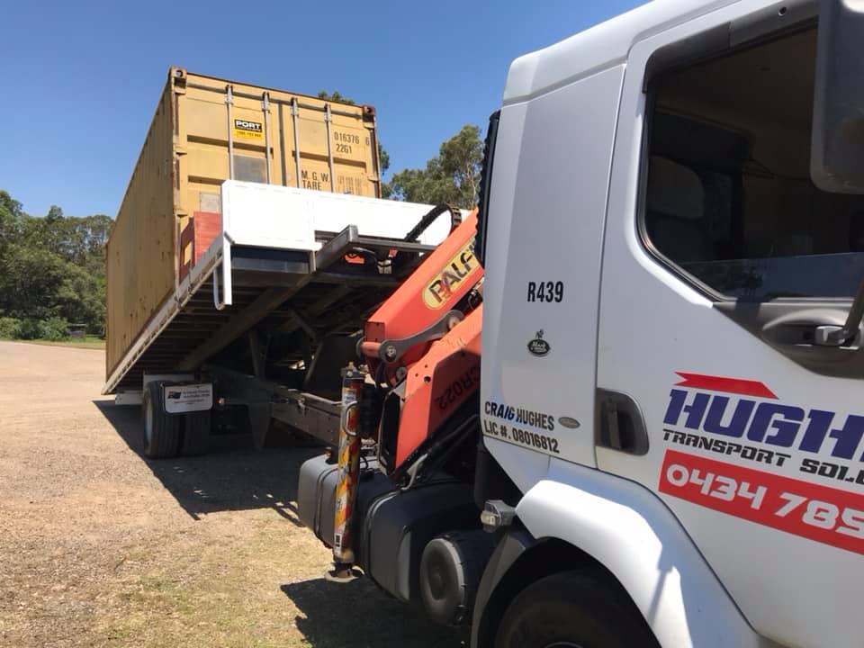 Container Transport — Morisset NSW — Hughes Transport Solutions