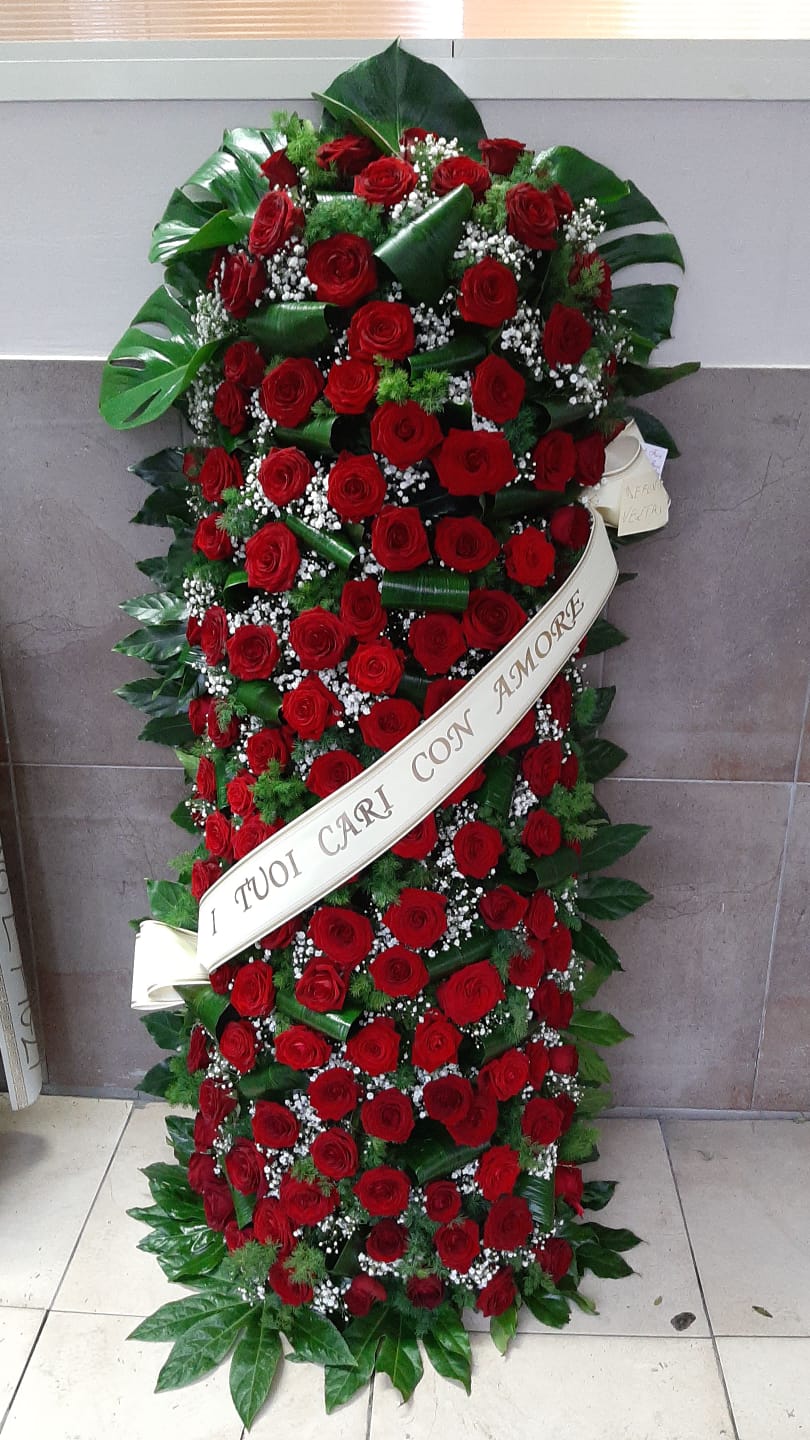 Composizione di fiori per funerale 20