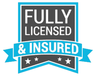 a logo that says fully licensed and insured