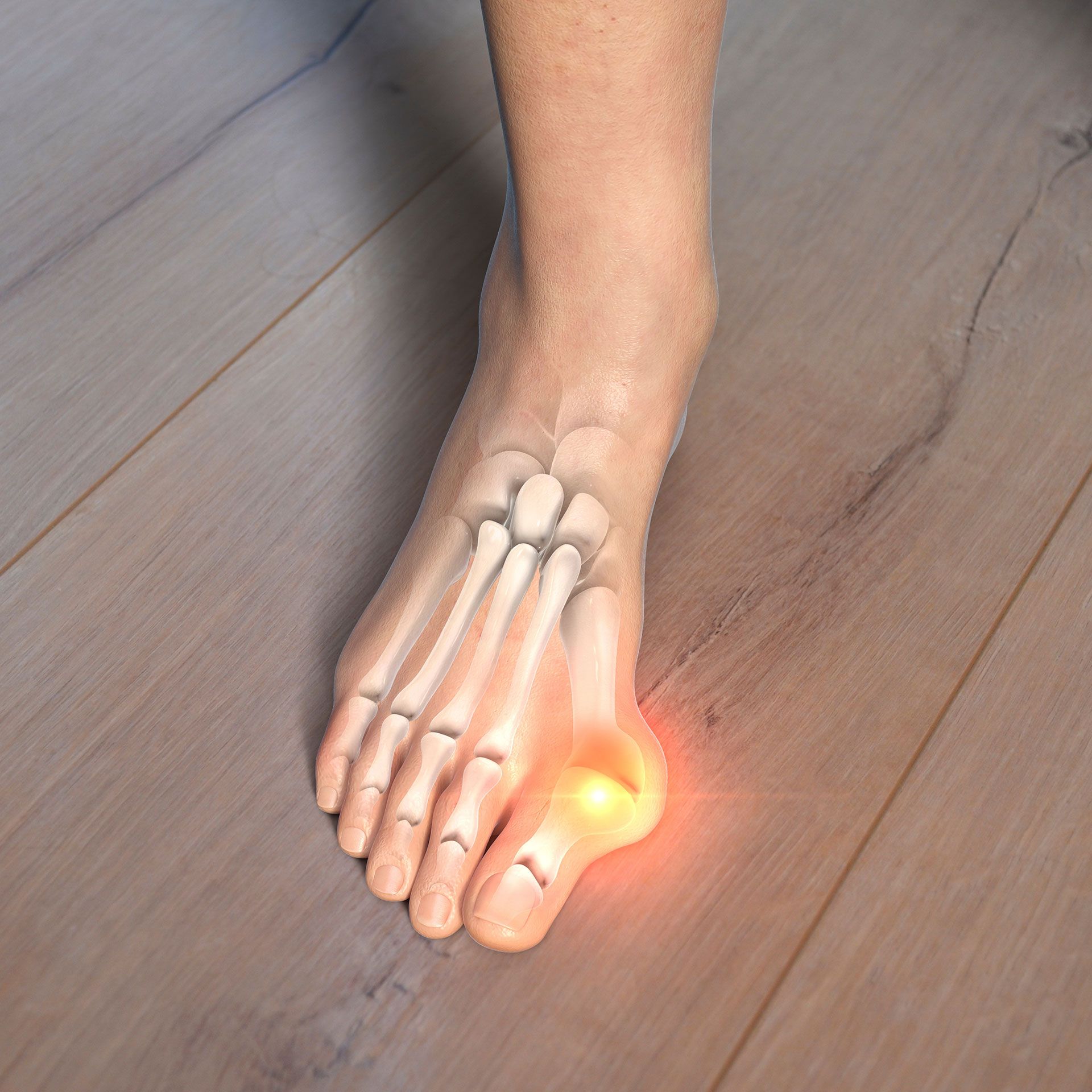 A person is getting a foot massage on a table.
