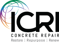 A logo for concrete repair restore repurpose renew.