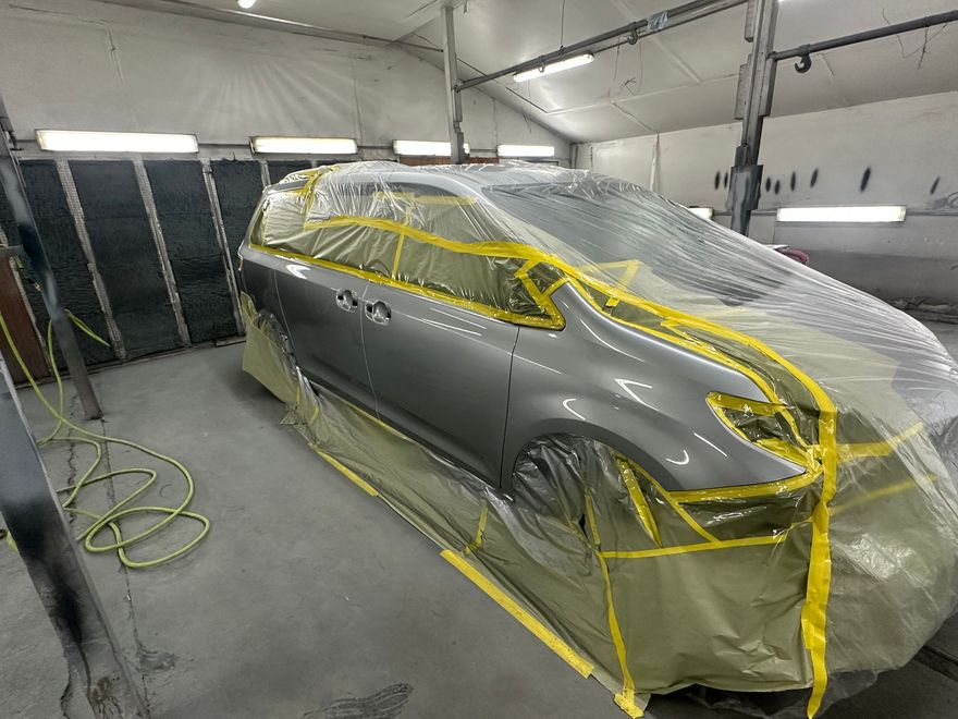A Freshly painted van. | Alex Paint Body