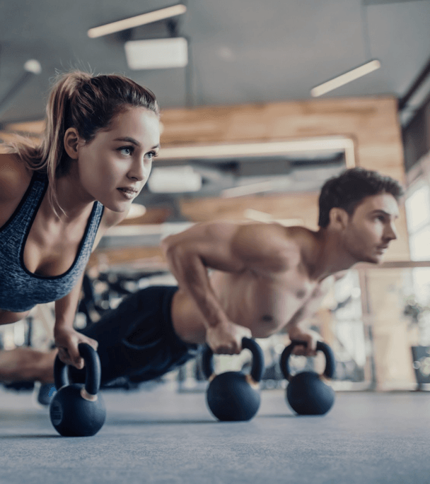 Men and Women Exercising at Gym — VIC, Aus — Virosafe Men and Women Exercising at Gym — VIC, Aus — Virosafe
