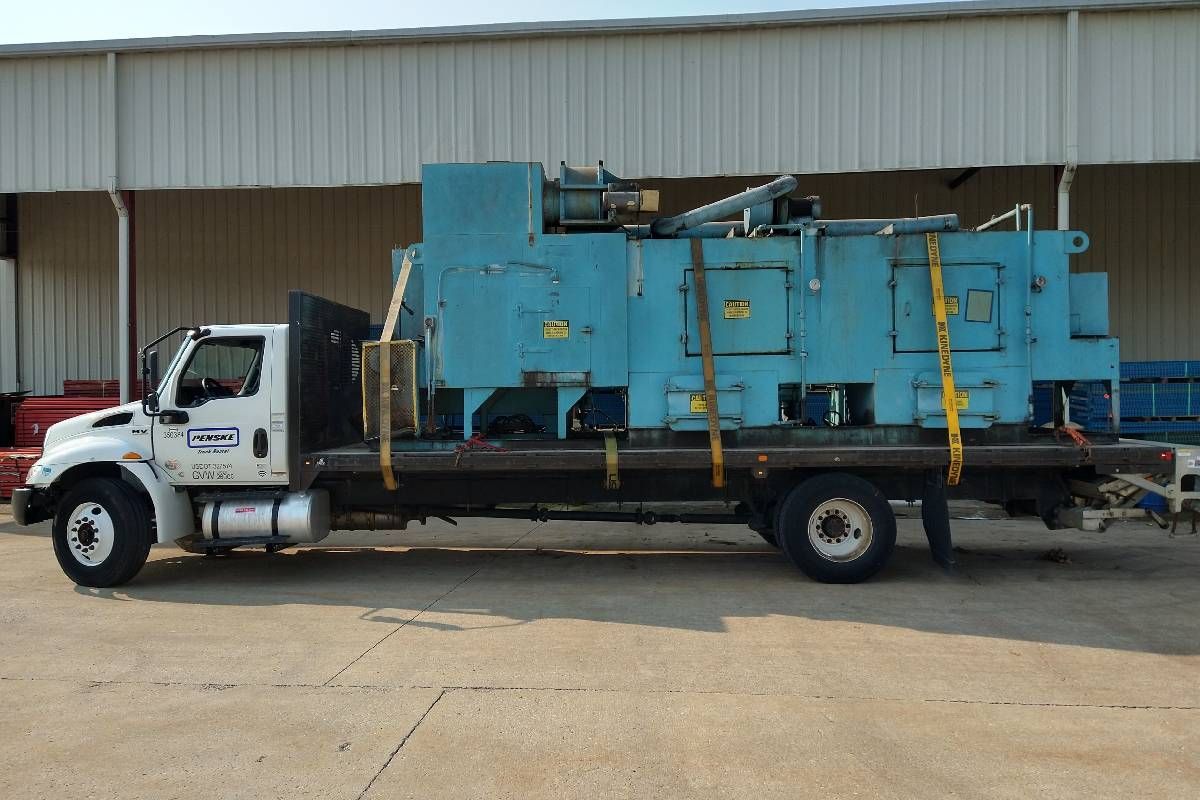 A truck carrying specialty equipment for recycling near Lexington, Kentucky (KY)