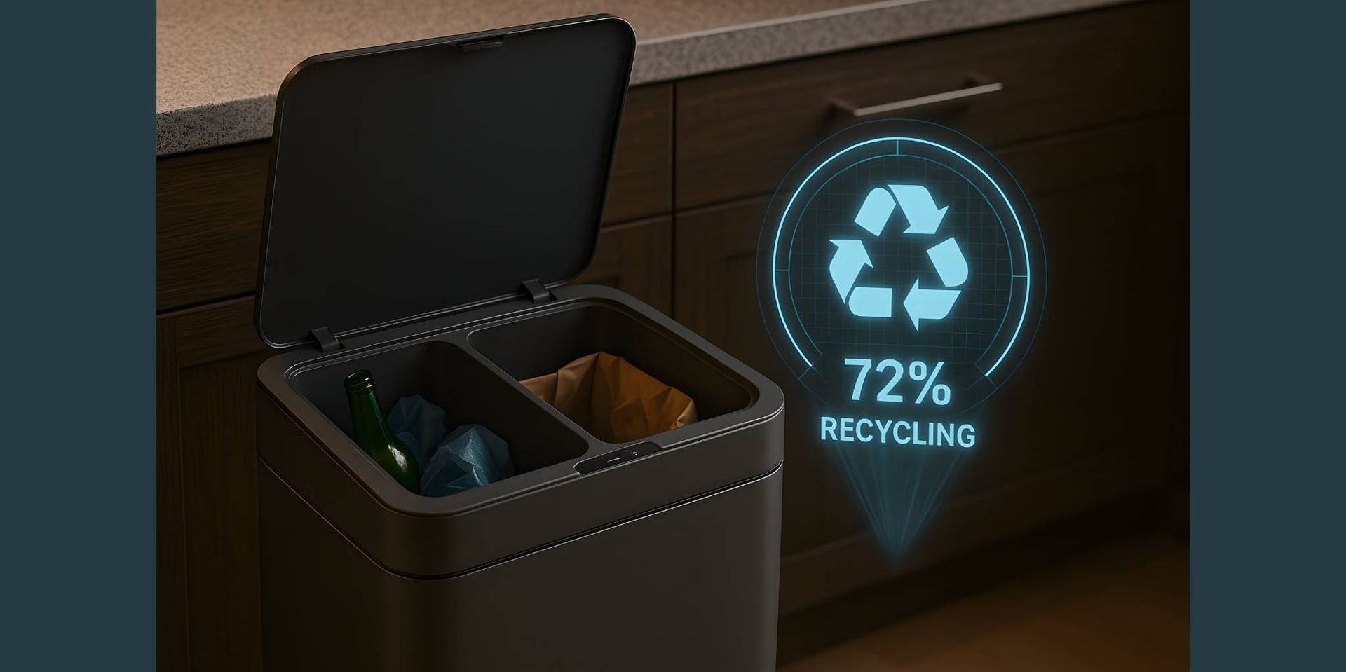 An image with icons representing digital waste and electronic waste near Lexington, Kentucky (KY)