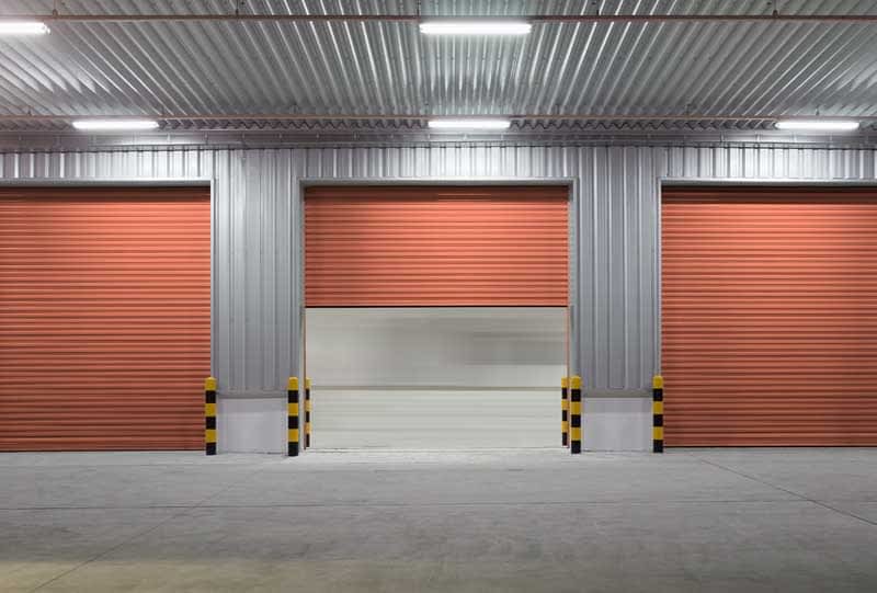 orange interior garage doors
