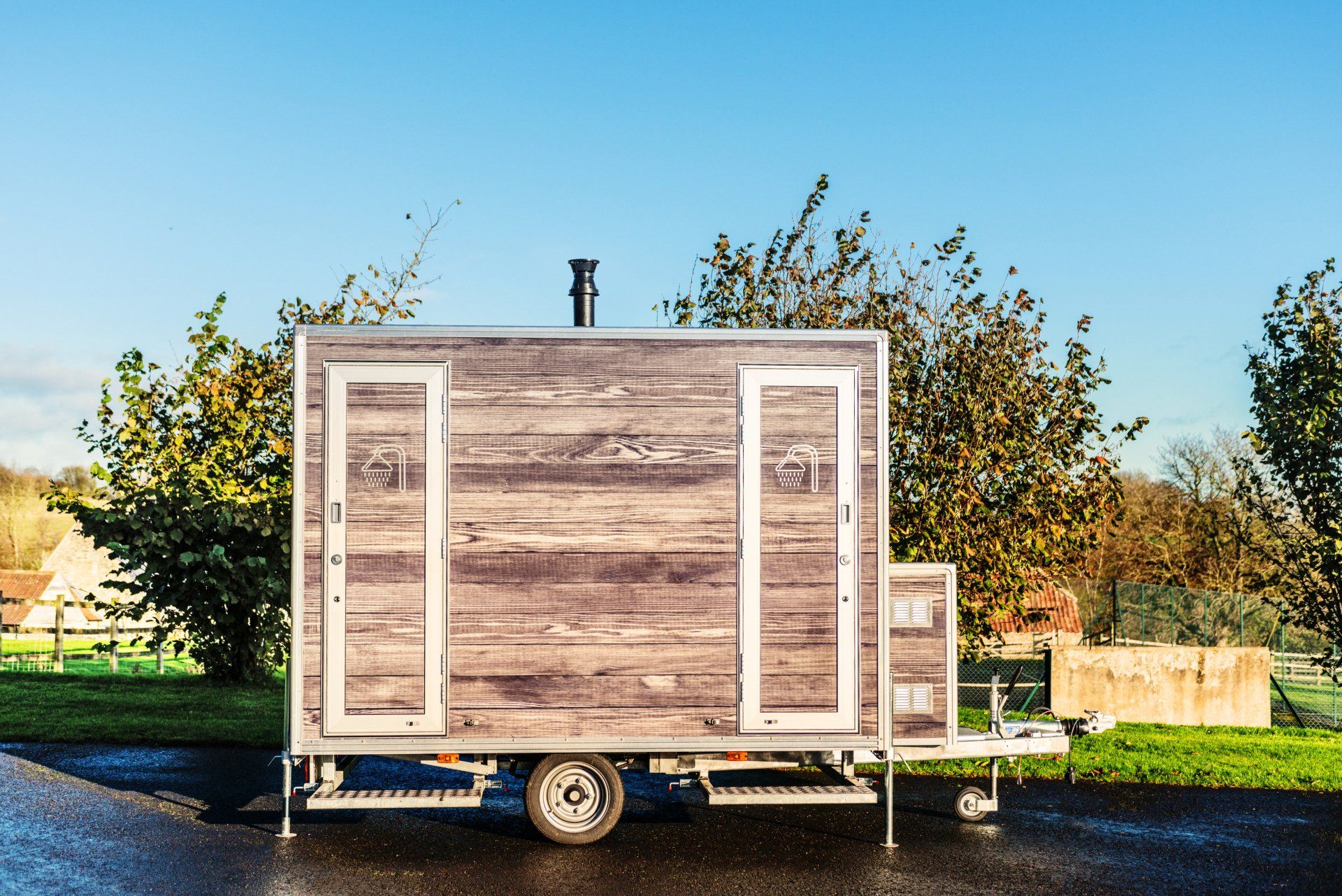 Luxury Portable Shower Hire UK Wight Event Toilets