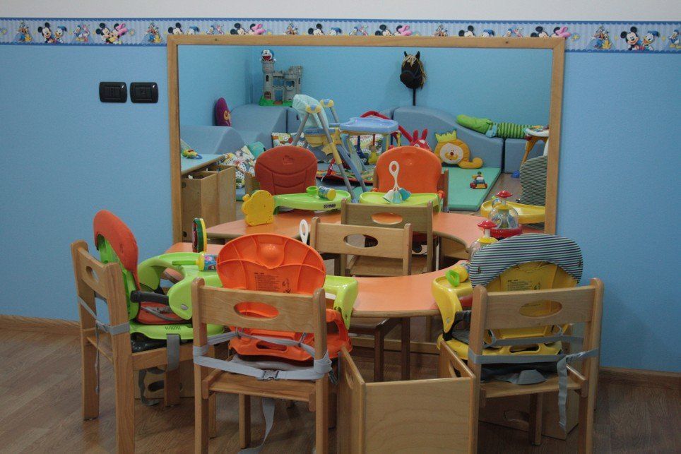sala per attività ricreative per bambini