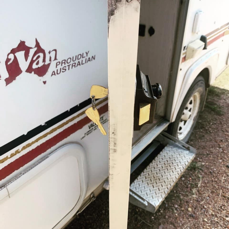 A Van with Written on The Side — Toowoomba Locksmiths in Dalby, QLD