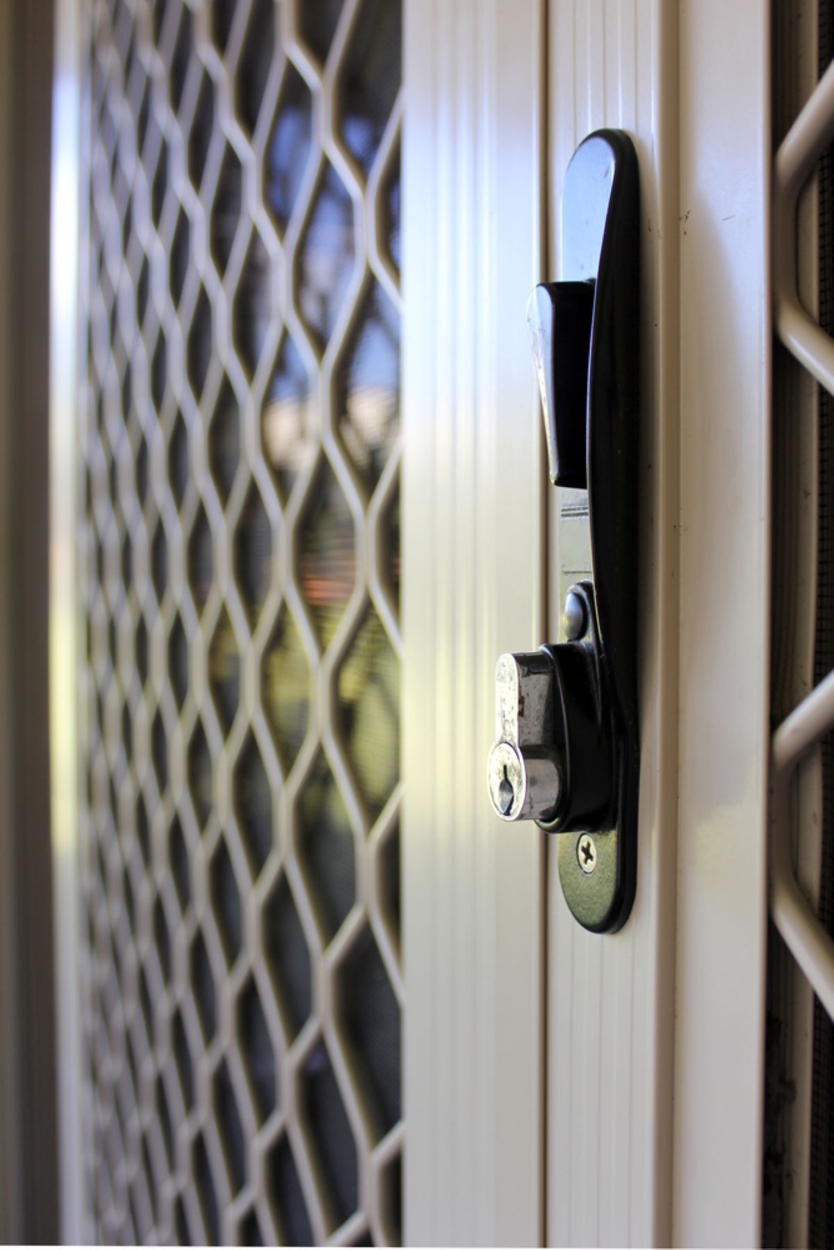 A Close up Of a Door with A Lock on It — Toowoomba Locksmiths in Highfields, QLD