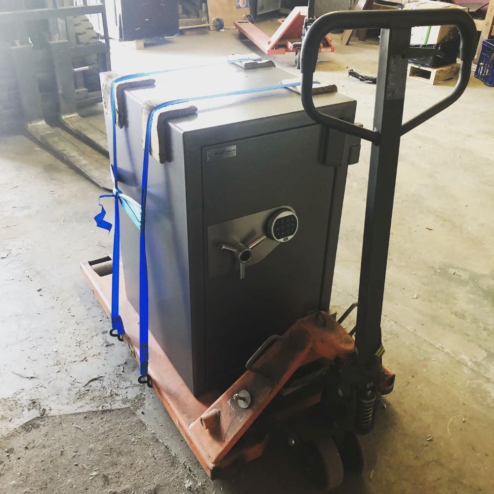 A Safe Is Being Used — Toowoomba Locksmiths in Highfields, QLD