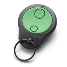 Green and Black Remote Control with A Key Ring — Toowoomba Locksmiths in Toowoomba City, QLD