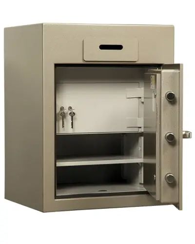 Safe with The Door Open and Two Keys in It — Toowoomba Locksmiths in Toowoomba City, QLD