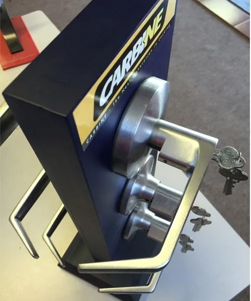 Display of A Carbine Lock on A Table — Toowoomba Locksmiths in Toowoomba City, QLD