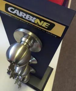 Lockwood Digital Dx Lock Is on Display on A Stand — Toowoomba Locksmiths in Toowoomba City, QLD