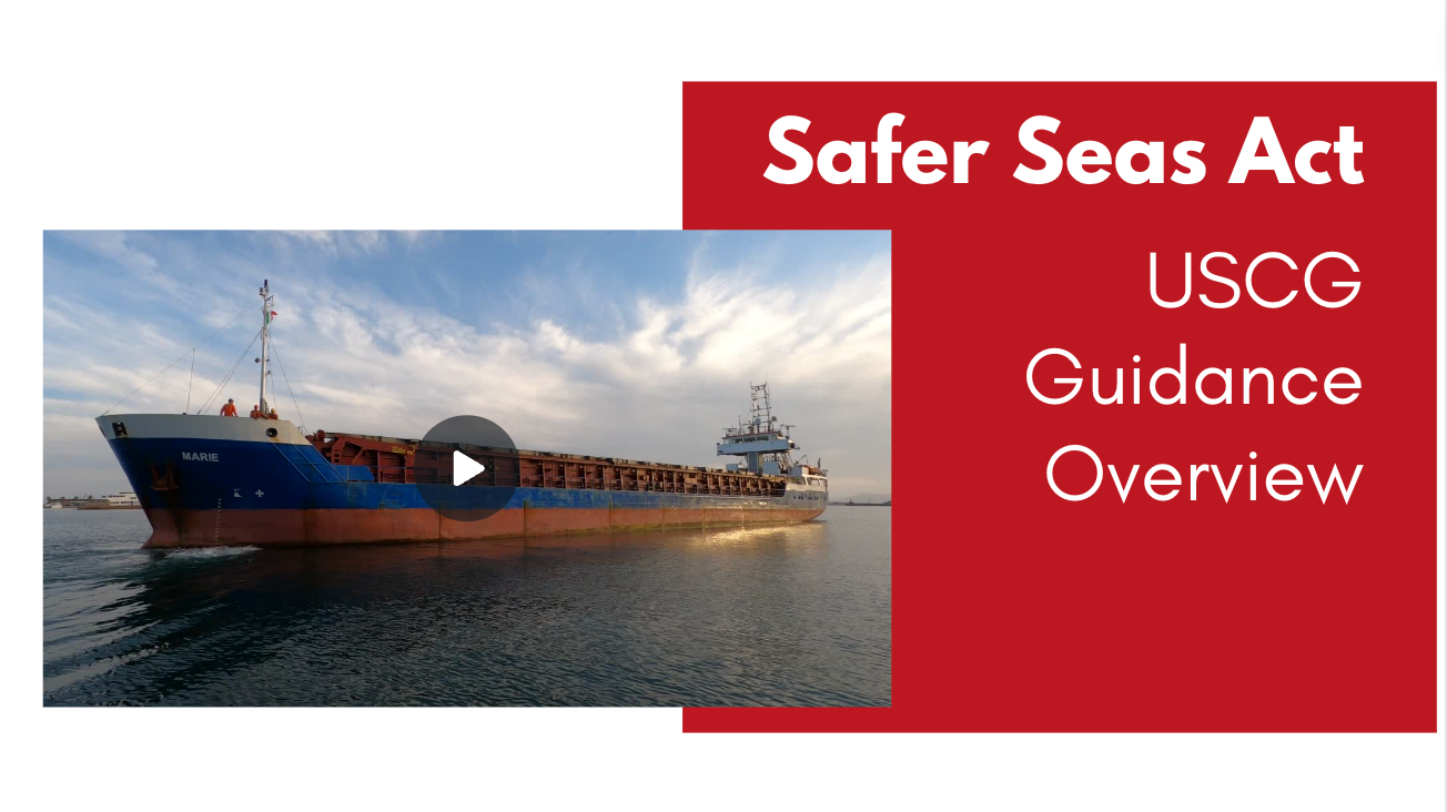 Key facts of the safer seas act