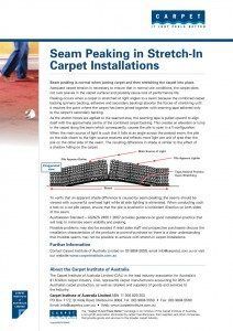 Seam Peaking — Dural, NSW — Newline Carpets