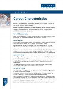 Carpet Characteristics — Dural, NSW — Newline Carpets