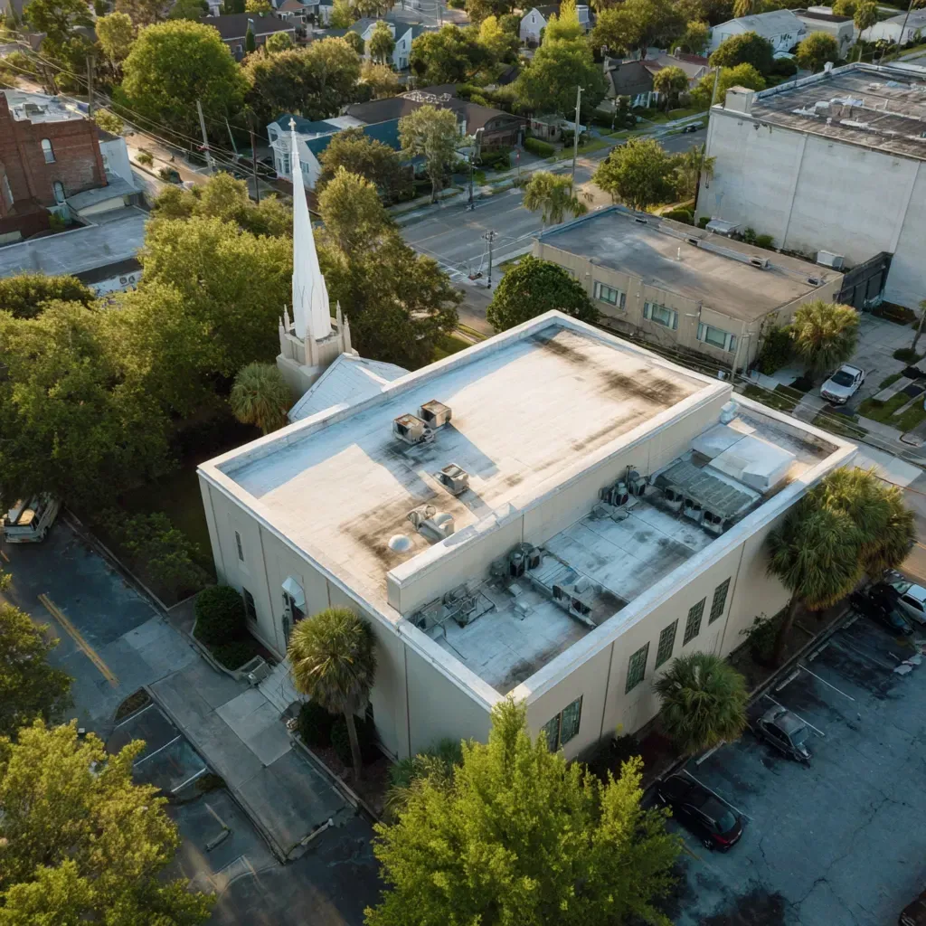 Tampa flat roof pros delivering commercial roofing in Tampa FL with thermal imaging inspections.